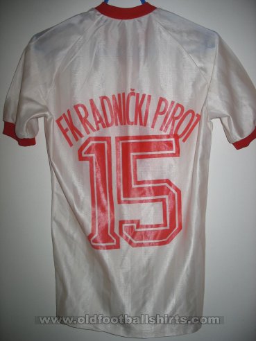 Radnicki Pirot Home football shirt (unknown year)