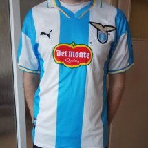 Lazio Home football shirt 1999 - 2000 sponsored by Del Monte
