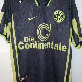 Borussia Dortmund II Home football shirt 1996 - 1997 sponsored by Die Continentale