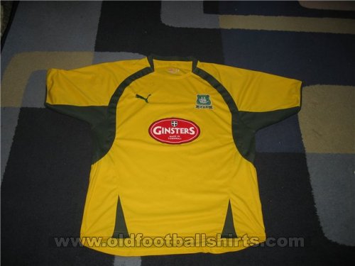Plymouth Argyle Away football shirt 2007 - 2008