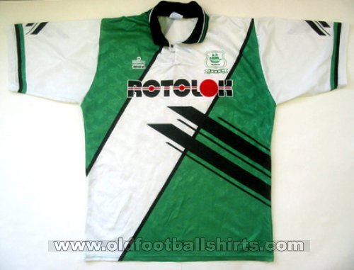 Plymouth Argyle Home football shirt 1995 - 1996