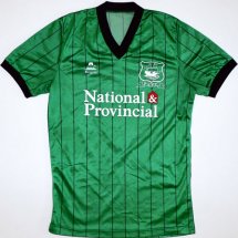 Plymouth Argyle Home football shirt 1986 - 1987 sponsored by National & Provincial