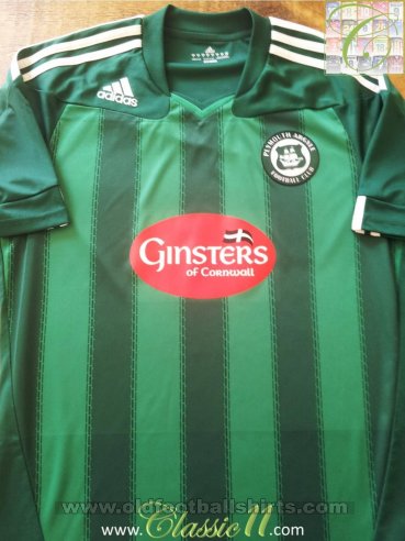 Plymouth Argyle Home football shirt 2010 - 2011