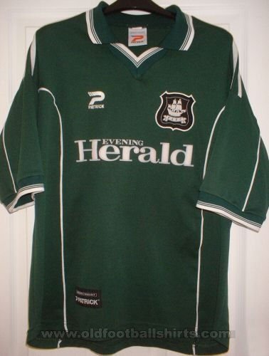 Plymouth Argyle Home football shirt 2001 - 2002