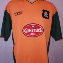 Plymouth Argyle Home football shirt 2004 - 2005 sponsored by Ginsters