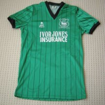 Plymouth Argyle Home football shirt 1984 - 1986 sponsored by Ivor Jones Insurance 