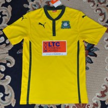 Plymouth Argyle Home football shirt 2014 - 2015 sponsored by LTC Powered Access