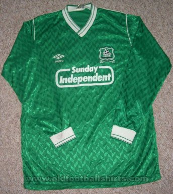 Plymouth Argyle Home football shirt 1987 - 1990