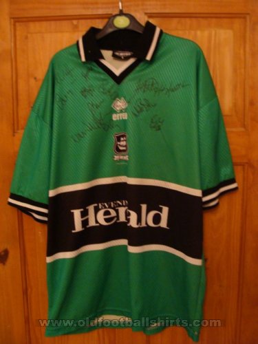 Plymouth Argyle Home football shirt 1998 - 1999