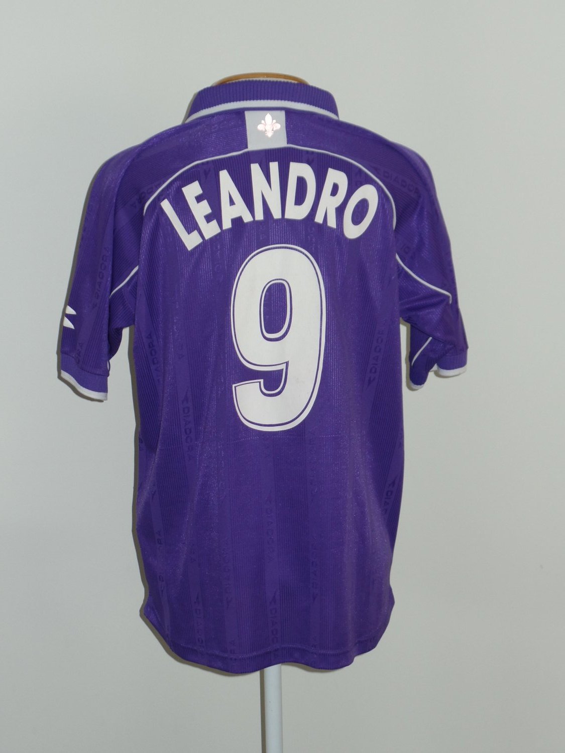 Maillot Entraînement Fiorentina Diadora 2000-2001 Blanc XL - Rui Costa Toyota