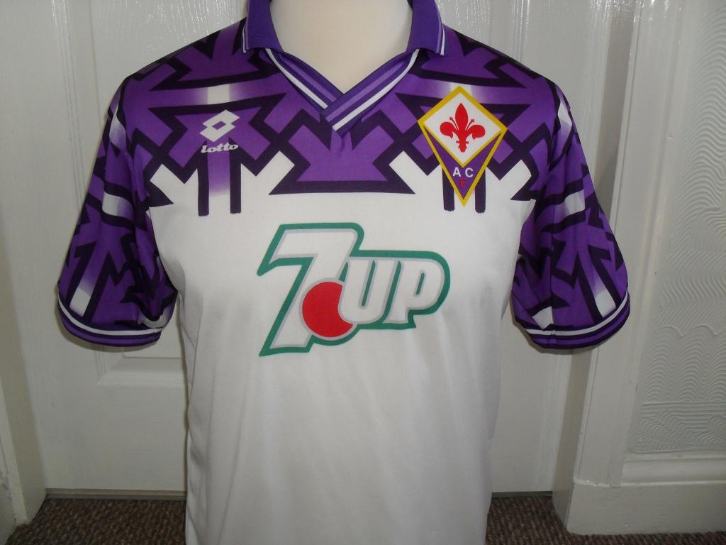 Fiorentina Visitante Camiseta de Fútbol 1992 - 1993. Añadido 2006-12-03