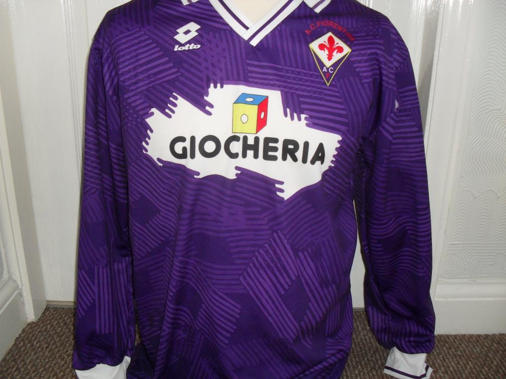 Maillot Entraînement Fiorentina 2021 - Lotto, Taille L, Bleu, Occasion