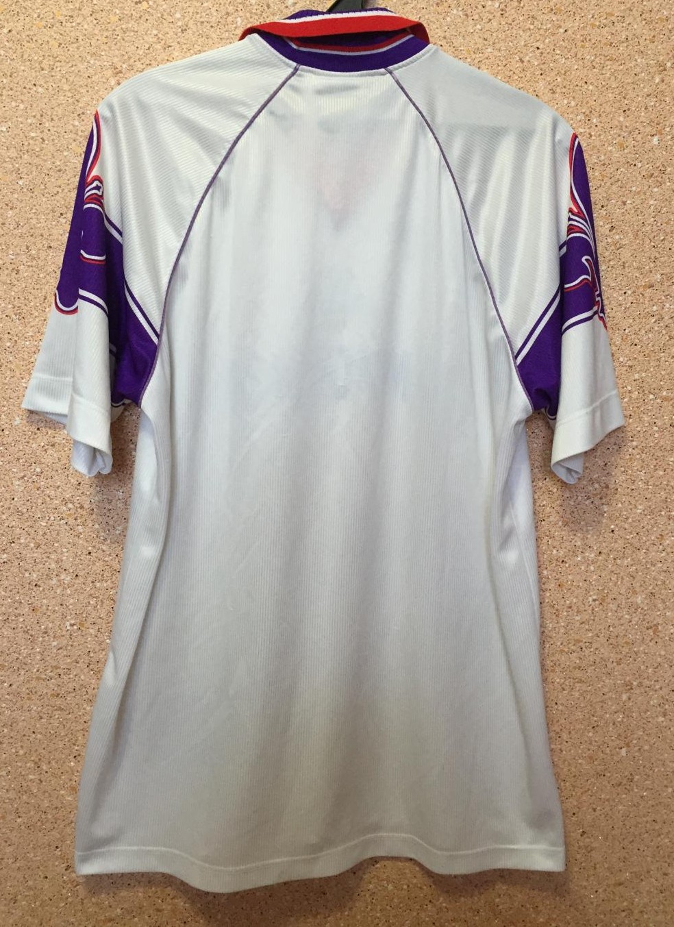 Fiorentina Away football shirt 1995 - 1997. Sponsored by Gelati Sammontana