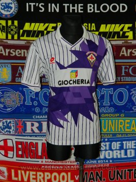 Fiorentina Home φανέλα ποδόσφαιρου 1991 - 1992