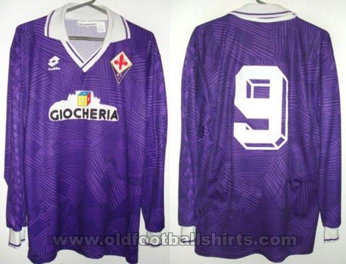 Fiorentina Home חולצת כדורגל 1991 - 1992
