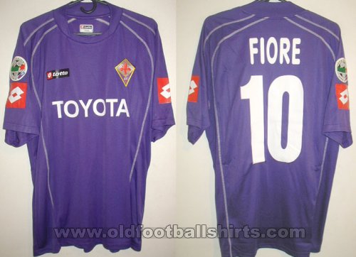 Fiorentina Home fotbollströja 2005 - 2006