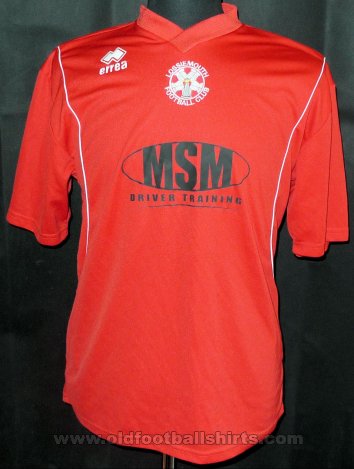 Lossiemouth FC Home football shirt 2005 - 2006