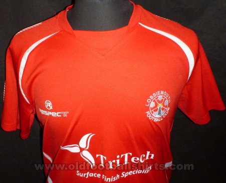 Lossiemouth FC Home football shirt 2013 - 2014