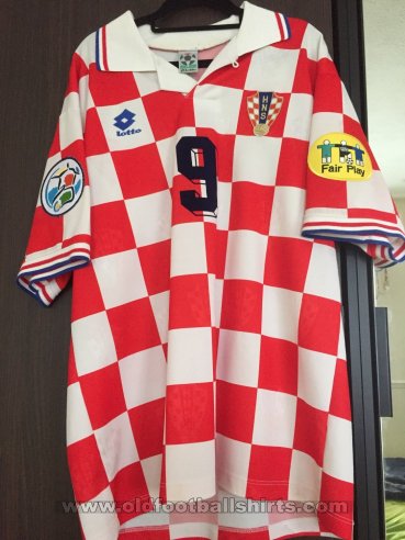Croatia Home football shirt 1996 - 1998
