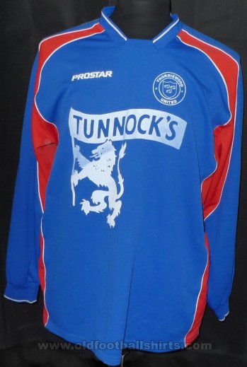 Thorniewood United Fora camisa de futebol 2004 - 2006
