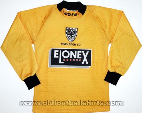 AFC Wimbledon Goalkeeper football shirt 1995 - 1996