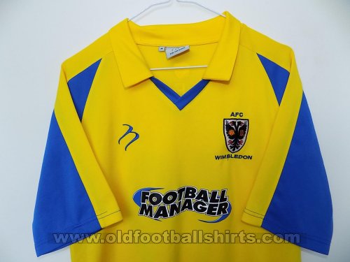 AFC Wimbledon Away football shirt 2008 - 2010