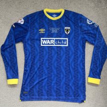 AFC Wimbledon Home football shirt 2024 - 2025 sponsored by WAR child