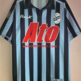 Calcio Lecco 1912 Home football shirt 2008 - 2009 sponsored by Ato