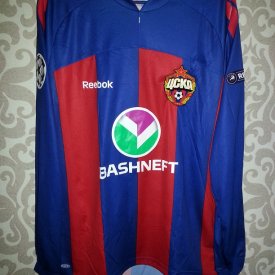 CSKA Moscow Home football shirt 2011 - 2012 sponsored by Bashneft