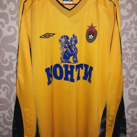 CSKA Moscow Goalkeeper football shirt 2004 sponsored by Konti