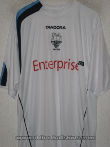 Preston North End Home φανέλα ποδόσφαιρου 2005 - 2006