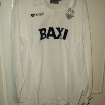 Preston North End Home football shirt 2000 - 2002 sponsored by Baxi 