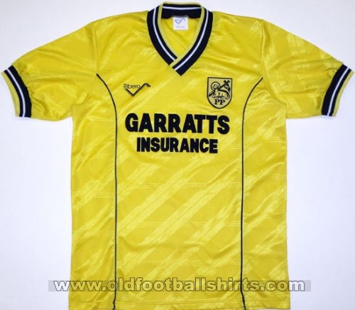 Preston North End Away football shirt 1989 - 1990