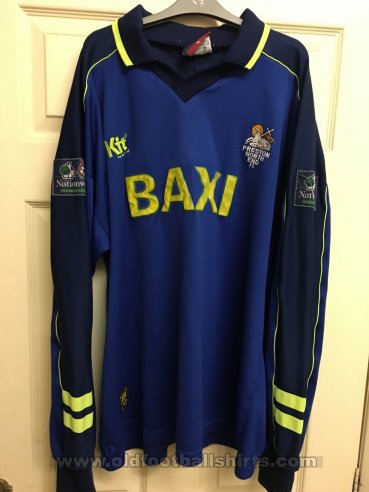Preston North End Dritte Fußball-Trikots 1996 - 1998