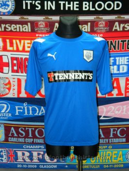 Preston North End Treino/Passeio camisa de futebol 2010 - 2011