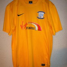 Preston North End Home football shirt 2014 - 2016 sponsored by Virgin Trains