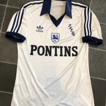 Preston North End Home football shirt 1981 - 1983 sponsored by Pontins