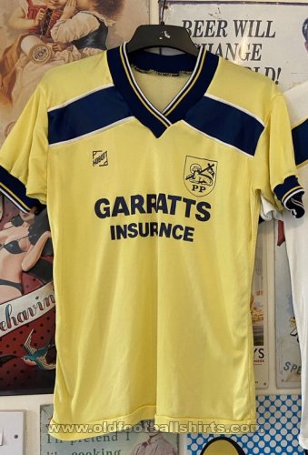 Preston North End Away football shirt 1986 - 1987