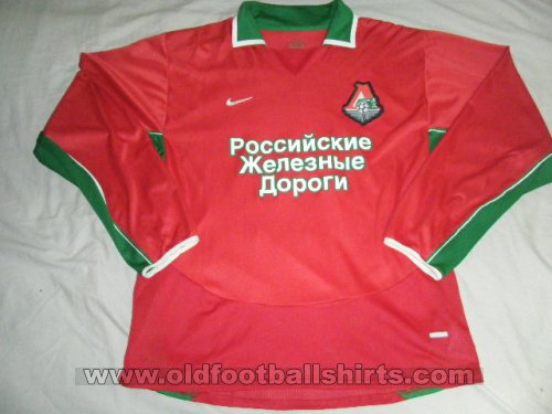 Lokomotiv Moscow Home football shirt 2004