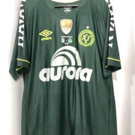 Chapecoense Home football shirt 2017 sponsored by Auorora