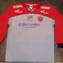 Strommen IF Home Camiseta de Fútbol 2001 sponsored by Elektrolux