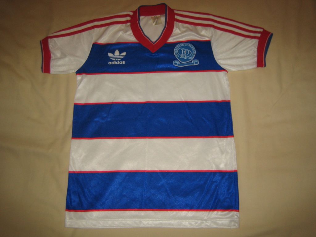 Queens Park Rangers Home football shirt 1985 - 1986. Sponsored by no sponsor