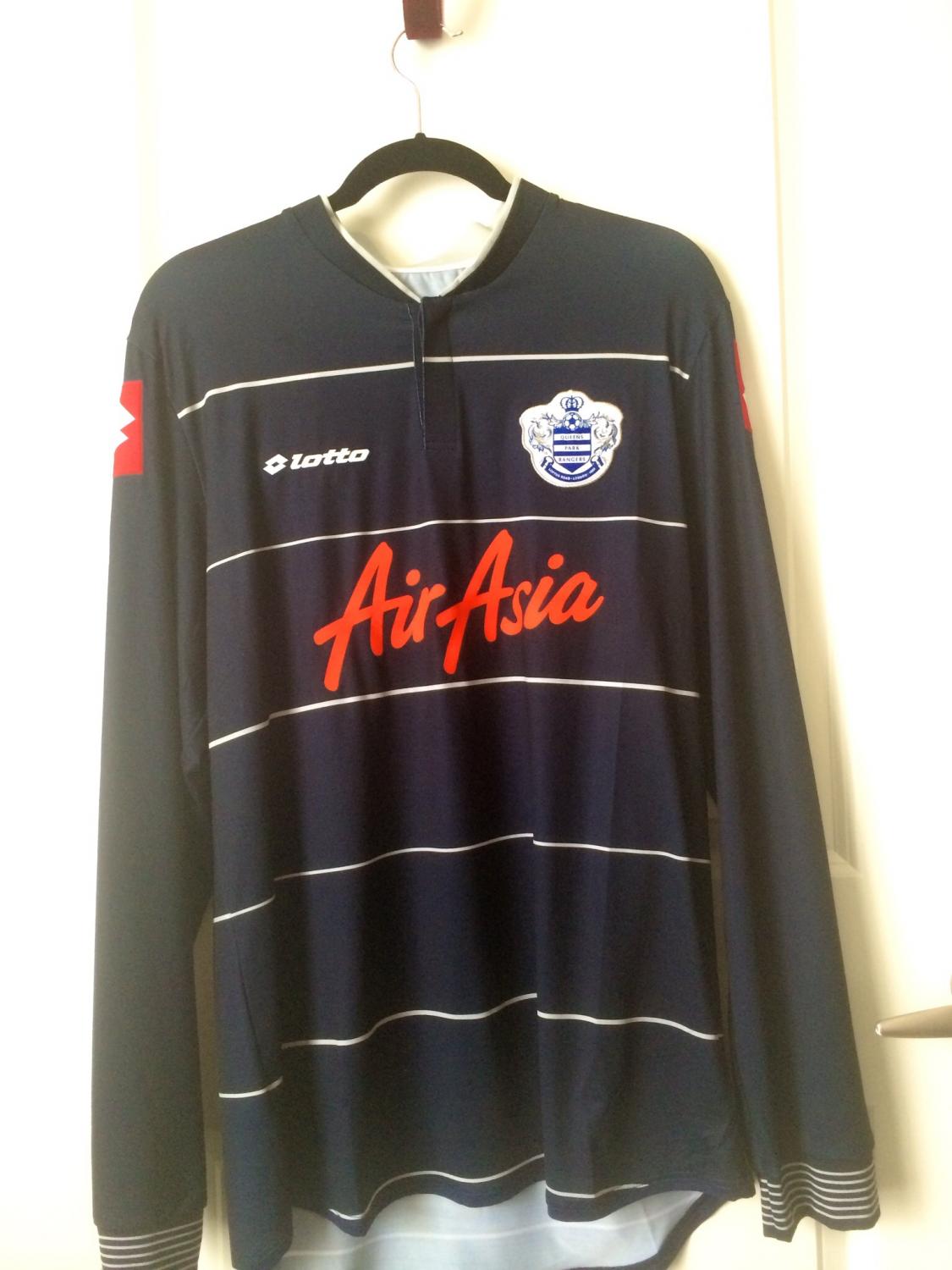 Maillot Queens Park Rangers Third Green Air Asia Taille XL Par Lotto - Occasion