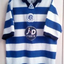 Queens Park Rangers Home baju bolasepak 2001 - 2002 sponsored by JD Sports