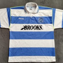 Queens Park Rangers Home baju bolasepak 1991 - 1992 sponsored by Brooks