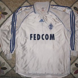 Dynamo Moscow Home football shirt 2000 - 2001 sponsored by Fedcom