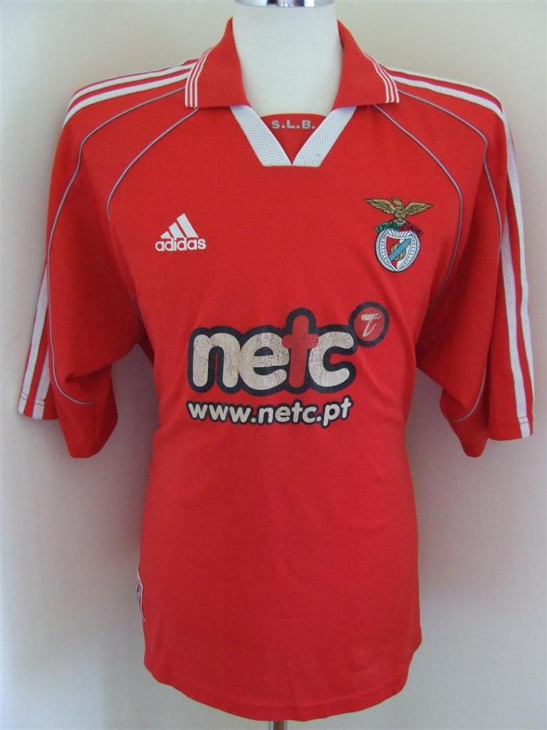 Benfica Home Football Shirt 2000 2001
