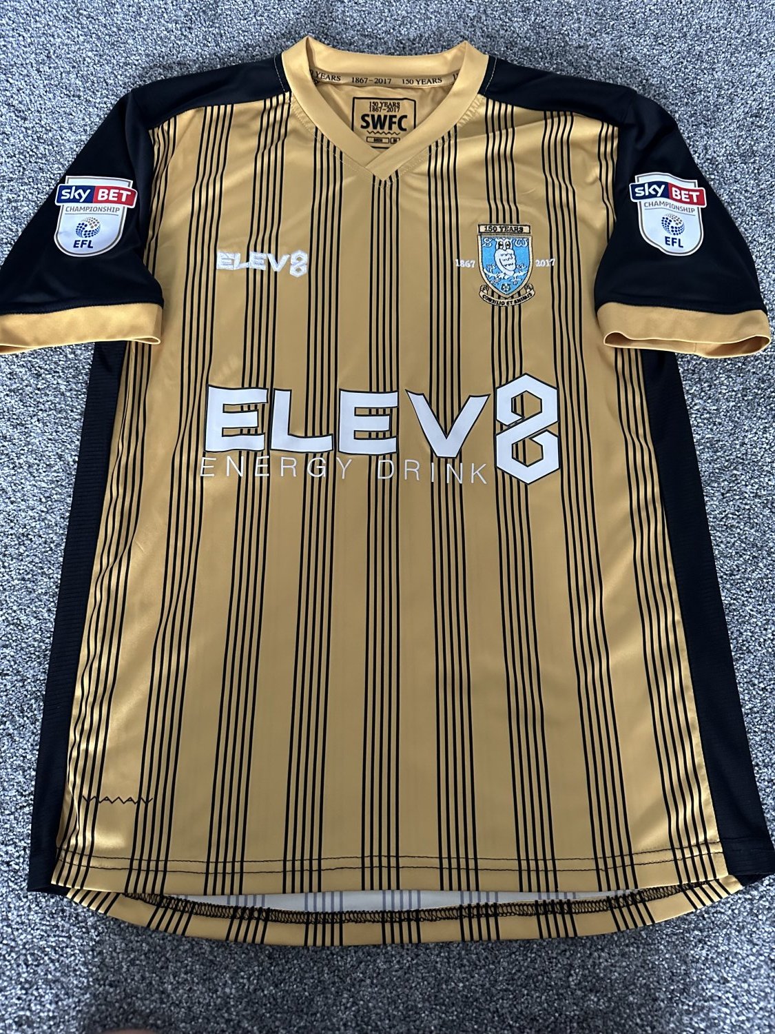 Maillot Domicile Sheffield Wednesday 2018/2019 – Taille M – Elev8
