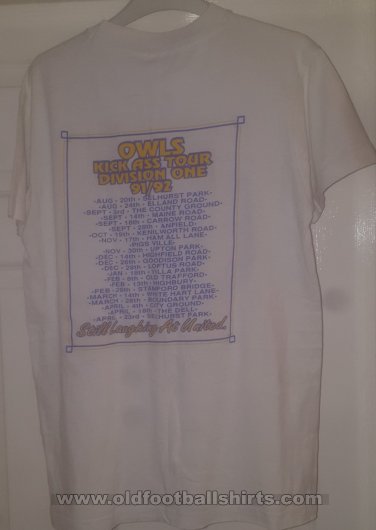 Sheffield Wednesday Training/Leisure football shirt 1991 - 1992