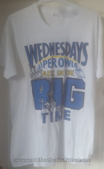 Sheffield Wednesday Training/Leisure football shirt 1990 - 1991